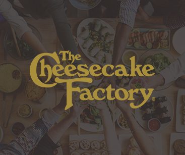 Página del cliente - Cheesecake Factory