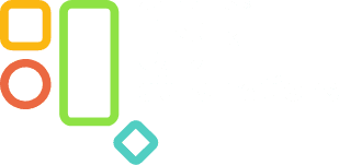 Logotipo QSR invertido