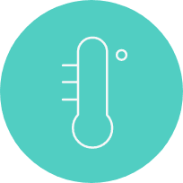 Icono de alta temperatura